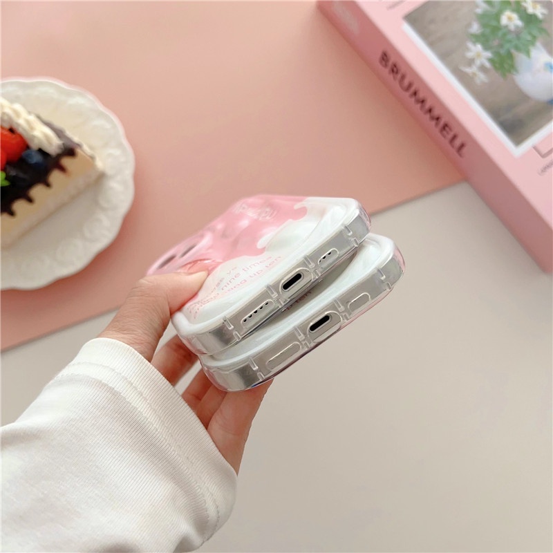 IPHONE Lukisan Kartun Motif Meteorite Untuk Mencegah Jatuh Casing Ponsel Iphone14 13 12 11 Pro Max X Xs Max7 8 Plus SE 2020 Case Cover