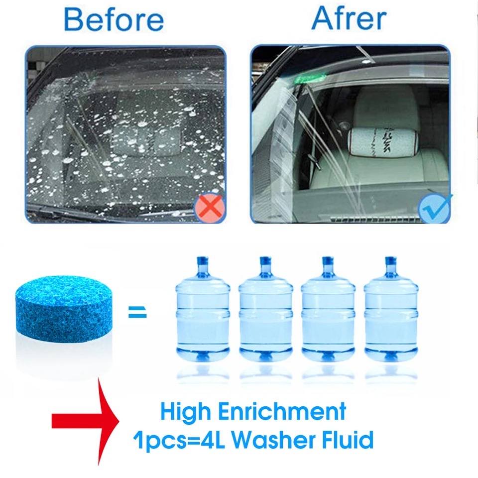 [HKL] SABUN PEMBERSIH KACA WIPER MOBIL TABLET GLASS CLEANING BIRU / TABLET WIPER / TABLET PEMBERSIH WIPER KACA MOBIL