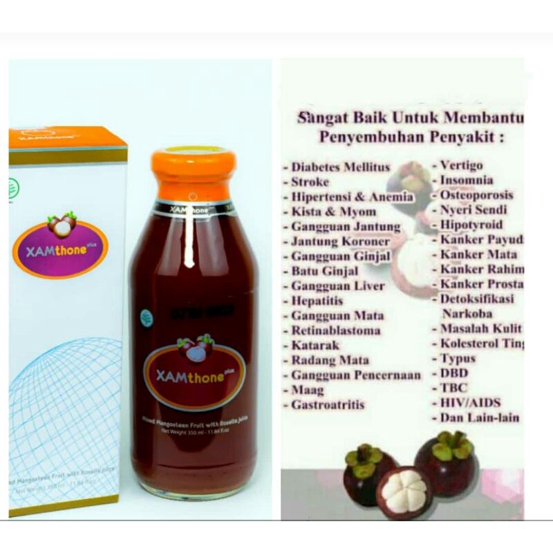 XAMTHONE 350 ml ORIGINAL 100%ASLI (OBAT HERBAL U/KESEHATAN DAN BERBAGAI PENYAKIT) Garansi Asli Original