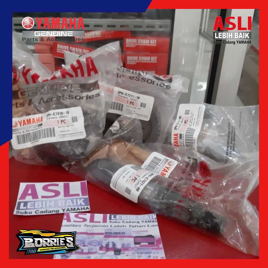 Gear Box Rasio Set Mio M3 Fino Xride dan Soul GT 125 Original Yamaha