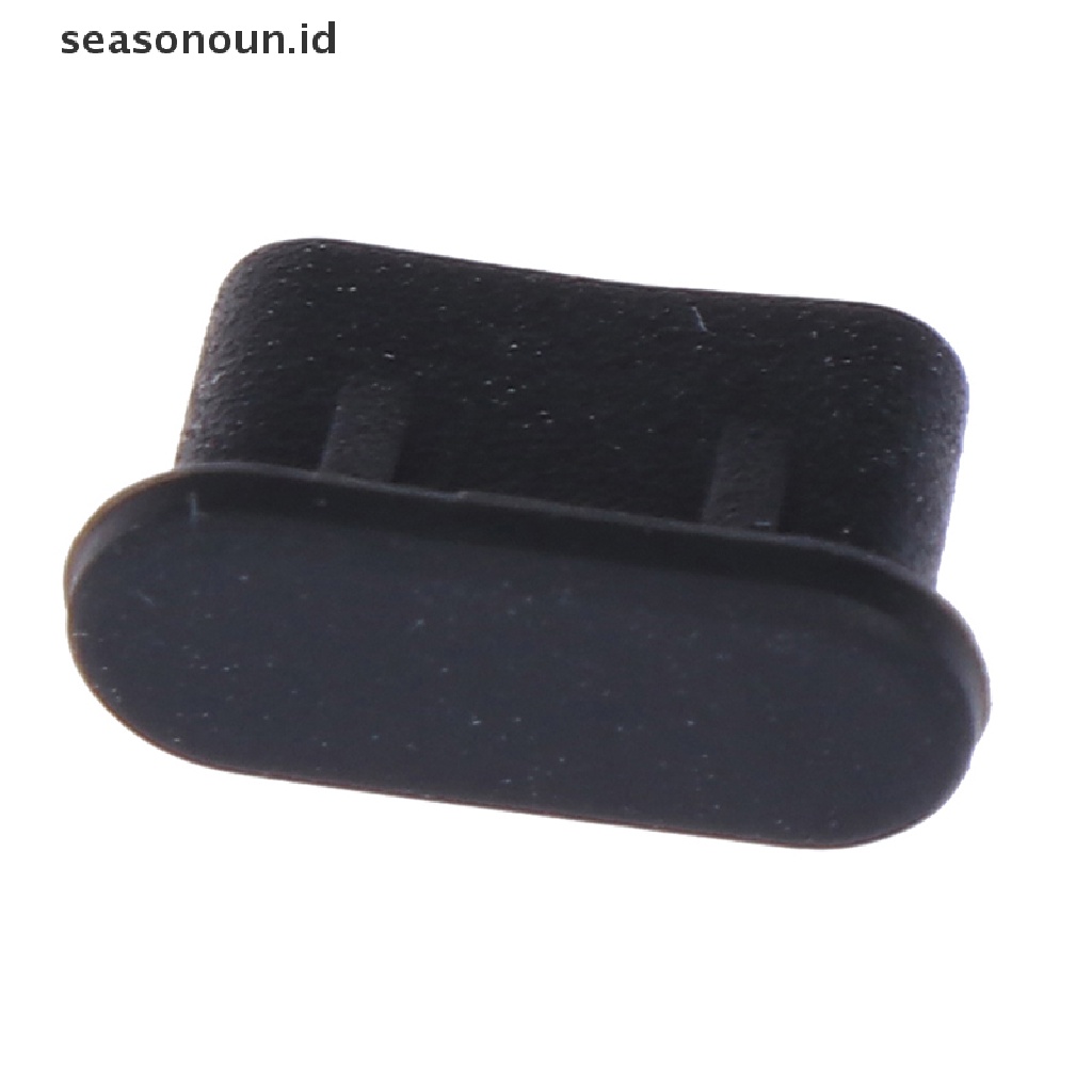 Seasonoun 5pcs USB type-c Penutup anti Debu cap jack charger plug port Colokan anti Debu.
