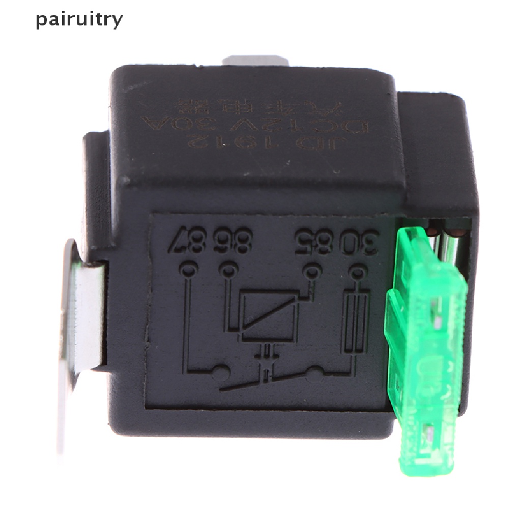 Prt 12V 30A Mobil Auto Otomotif Heavy Duty Relay 4Pin Fuse Fused On/Off SPST PRT