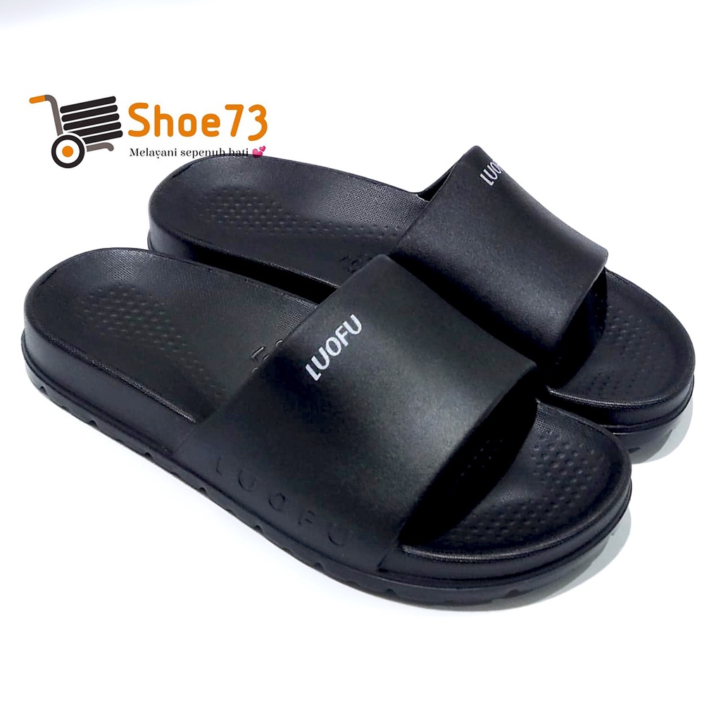 LUOFU E 6223 - 5LKW SIZE 36-44 ORIGINAL l Sandal Selop jelly pria l Sendal kokop impor