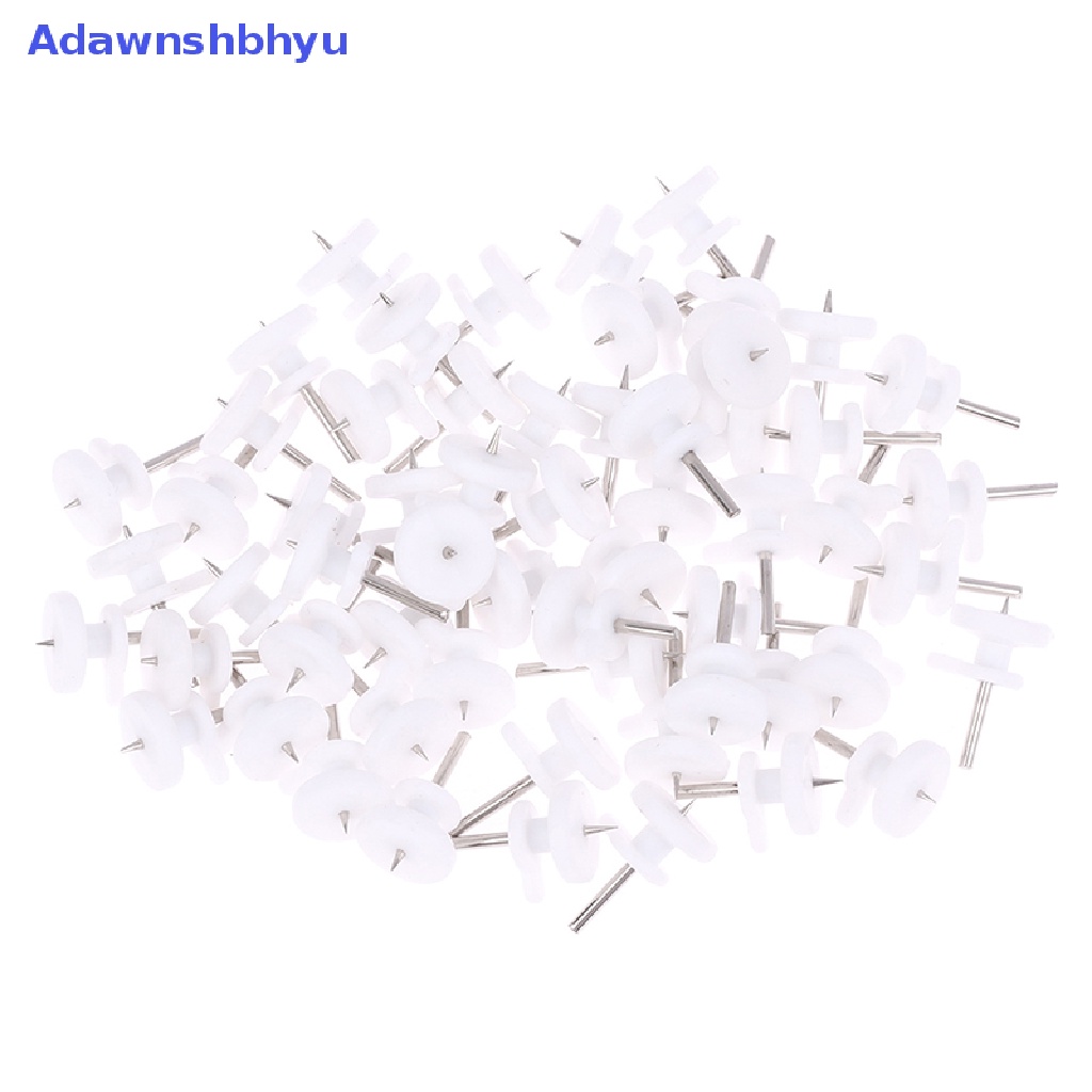 Adhyu 50PCS Paku Tempel Dinding Invisible Paing Frame Holder Kait Gantungan Foto ID