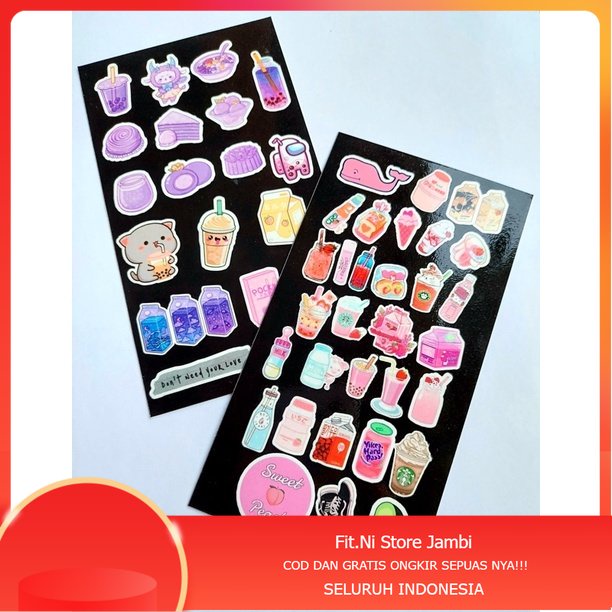 

STICKER LUCU/STICKER AESTHETIC/STICKER KOREA/STICKER KAWAI/STICKER TUMBLR/STICKER KISS CUT/STICKER PEEL OFF/STICKER CUTE/STICKER DIARY/STICKER SCRAPBOOK JURNAL/STICKER GLOSSY MURAH /STICKER ANAK/STICKER HP