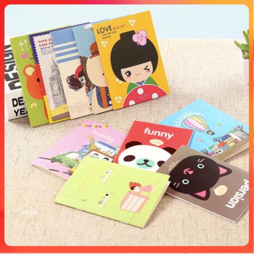 

[MDP] BUKU TULIS MINI MOTIF KARTUN CARTOON MINI NOTE BOOK BUKU CATATAN MEMO PAD LUCU BUKU TULIS KARTUN KECIL MOTIF KARAKTER NOTEBOOK NOTEPADS ST007