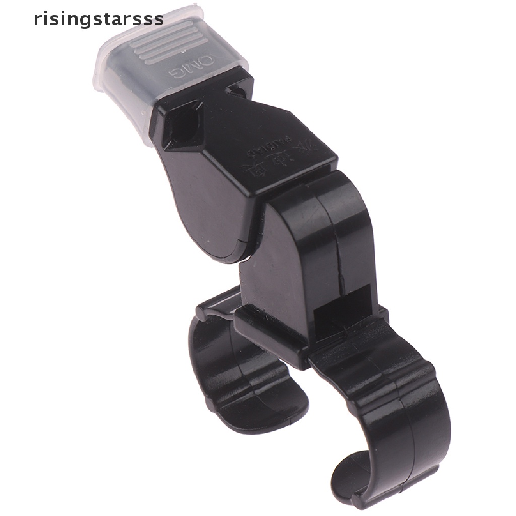 Rsid Span-new Hitam Plastik Pealess Finger Grip Olahraga Skate/Football Wasit Mulut Peluit Jelly