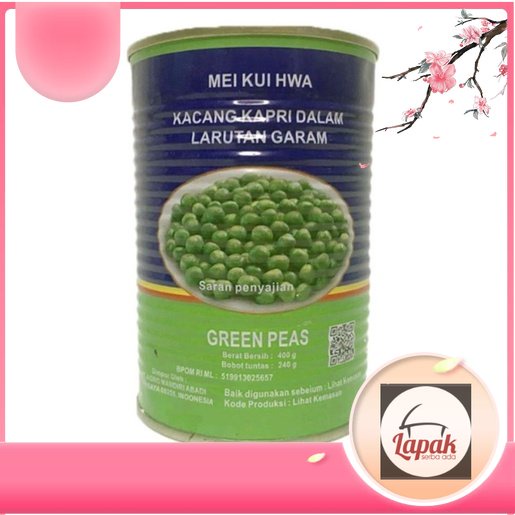 

kacang kapri / green peas / kacang polong kaleng 400gr