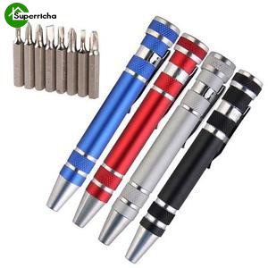 Hot Sale/8In1 Alat Perbaikan Elektrik Gadget Mini Pen Style Precision Screwdriver Set