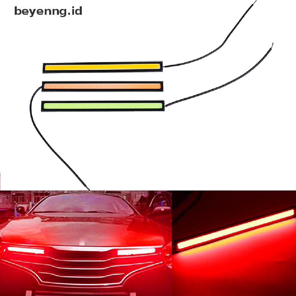 Beyen 1Pc Lampu LED Mobil COB Tahan Air 17cm 12V Untuk DRL fog light driving lamp ID