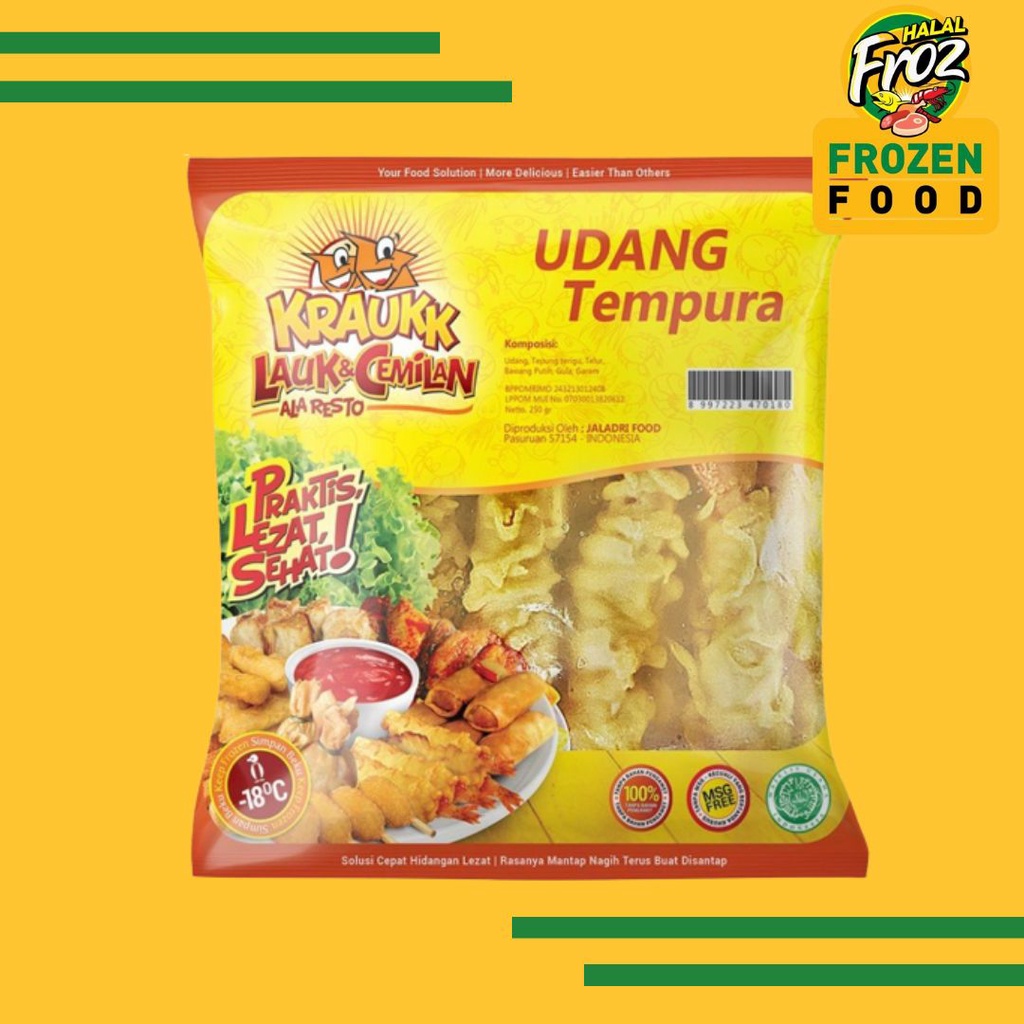 

Kraukk Udang Tempura 250gr Instant Sameday Ready Poris