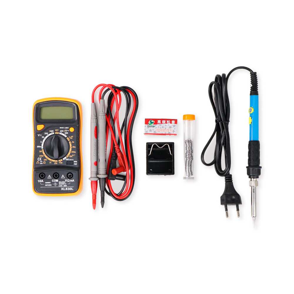 (BISA COD) FTIHSHP HANDSKIT Peralatan Solder Iron Kit 60W 220V - DT33D