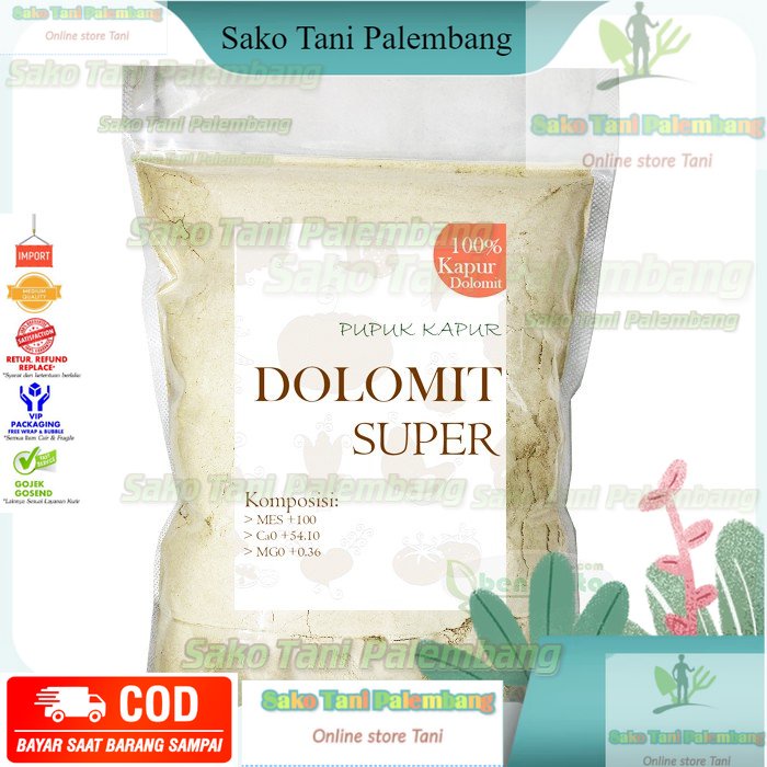 Pupuk Kapur Dolomit Super 2kg