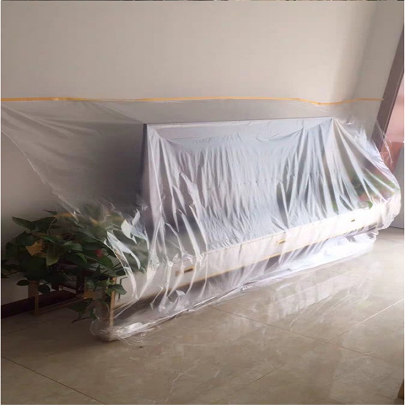 Masking Film Tape Furniture Protect Cover Plastik Tutup Ranjang Sofa Mesin