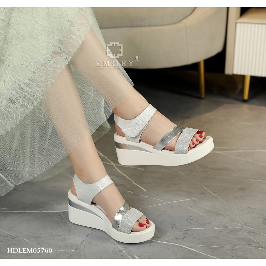 10.10 SALE  - EMORY Tarsya Sandal Wedges Wanita HDLEMO5760