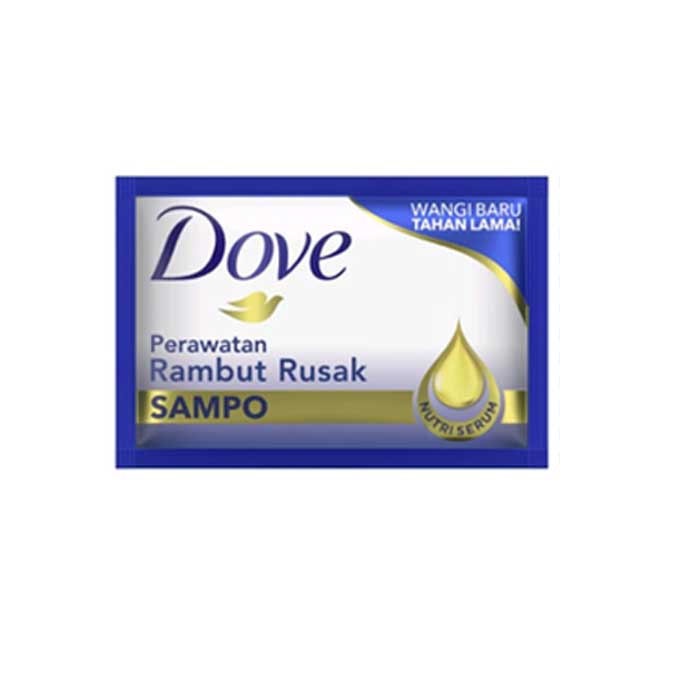 DOVE SHAMPOO PERAWATAN RAMBUT RUSAK 8ML SACHET