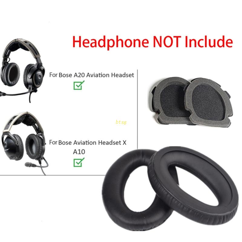 Bt Premium Memory Foam Earpads forBose Aviation Headset X A10 A20 Bantalan Telinga Earphone