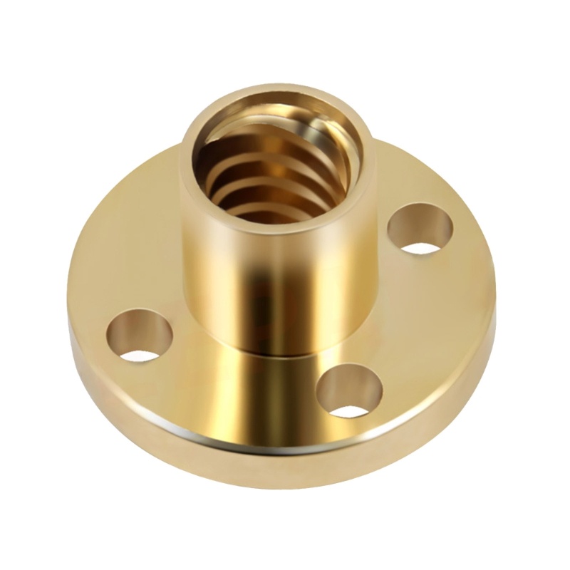 Zzz Trapesium T8 Screw Nut 8mm 2mm Sekrup Tembaga Untuk Stepper Motor Lead Screw