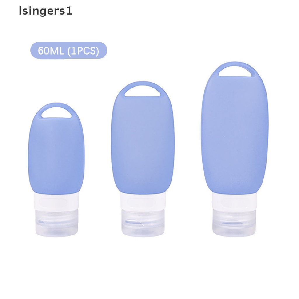 [lsingers1] Botol Kosong Silicone Travel Kit Packing Press Bottle Untuk Butik Wadah Sampel Kecil