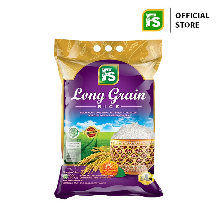 

[Bisa COD] FS Long Grain Beras 4 Kg