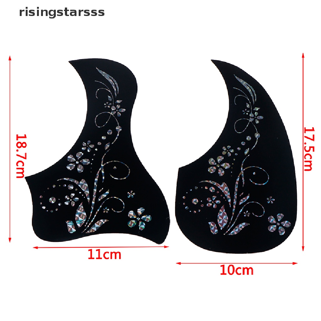 Rsid Span-new 1PC Profesional Folk Acoustic Guitar Pickguard Self-adhesive Pick Guard Stiker Jelly