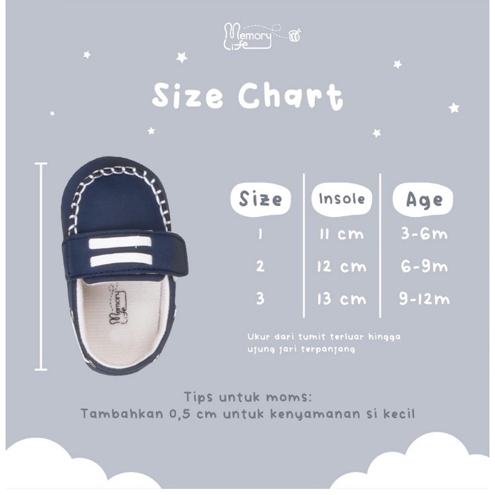 Tiny Steps Prewalker Soft Loafers | Sepatu Prewalker Bayi