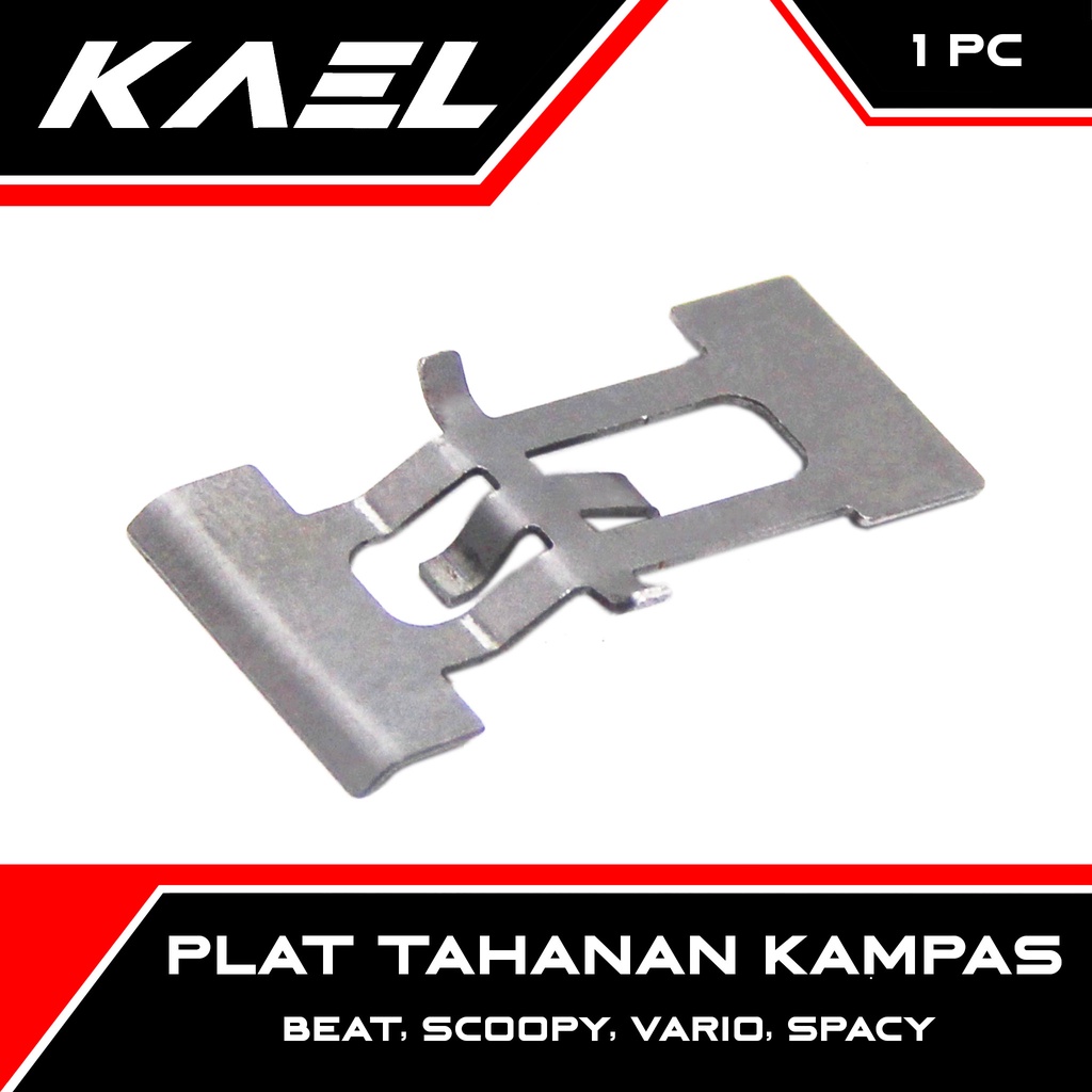 Plat Tahanan Kampas Beat FI Pop eSP &amp; Scoopy F1 K16 K93 &amp; Spacy &amp; Vario Techno 110 125 150 LED Old Karbu FI Penahan Dispad Per Spring Pad Cakram