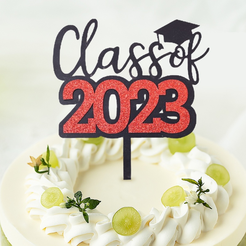 Hiasan Kue Pesta Wisuda2023/Hiasan Kue Pesta Wisuda Siswa Akrilik