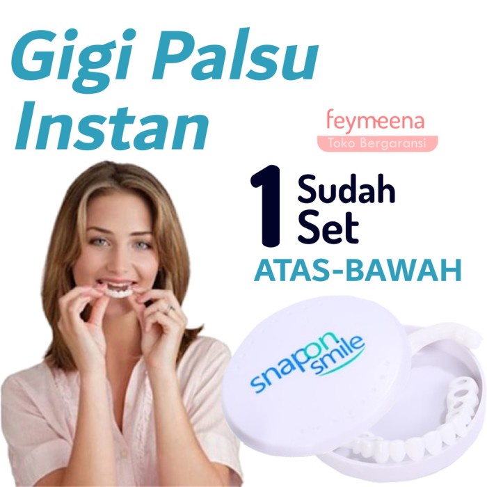 Gigi Palsu Instan Set Atas Bawah Temptooth TCI