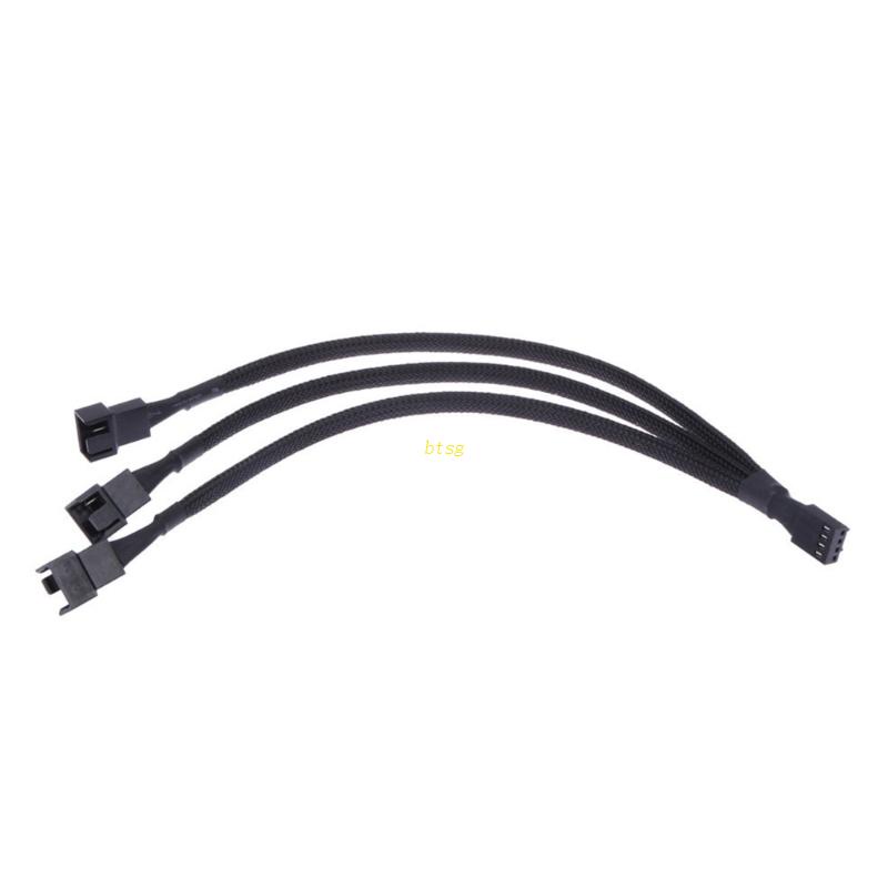 Kabel Ekstensi BT 4pin Motherboard 1ke 3Ways Splitter Konektor Lengan CPU PWM Fan Power Cable Aksesoris Praktis