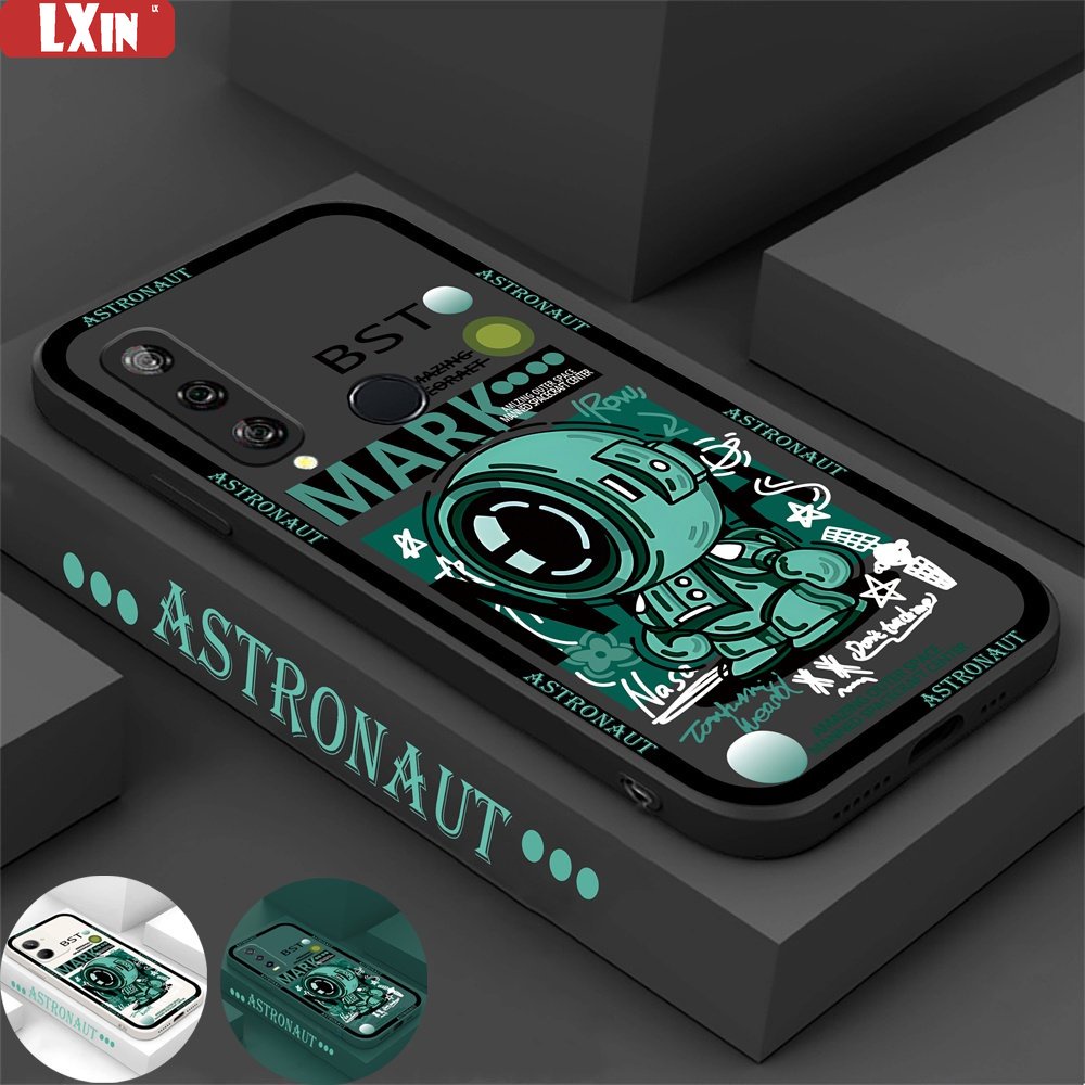 Casing Baru Huawei P30 Lite Nova 5T Nova 3i Nova 7i Y6P Y7A Y6 Pro Y7 Pro 2019 Y9S Green Series Astronot Lembut Silikon Casing Cover