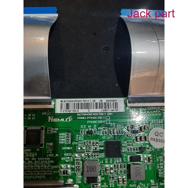 TCON T CON TICON TIKON LED TV POLYTRON PLD43BAG9953 PLD 43BAG9953 43BAG9953