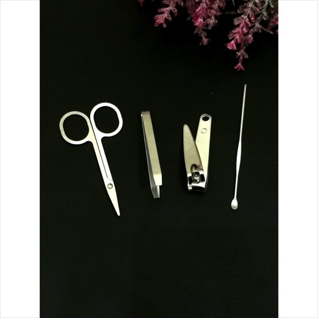 OTS 671 - Set Gunting Kuku Isi 4 pcs  Manicure Pedicure Set Murah Terlaris