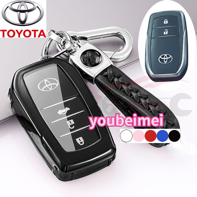 1pc /2022Lembut TPU Mobil Smart Key Case Cover Shell Untuk Toyota Corolla RAV4 Auris Mahkota Camry Prius CHR Prado Mahkota Land Cruiser