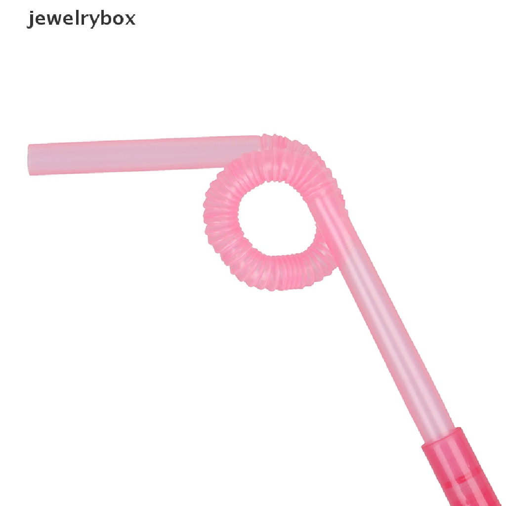 [jewelrybox] Love Heart Double Straw Sedotan Tabung Minum Fleksibel Unik Bar Aksesoris Butik