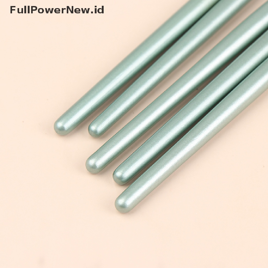 Power 5Pcs Makeup Brush Kit Set Bedak Foundation EyeshadowEyeliner Lip Brush Portable ID