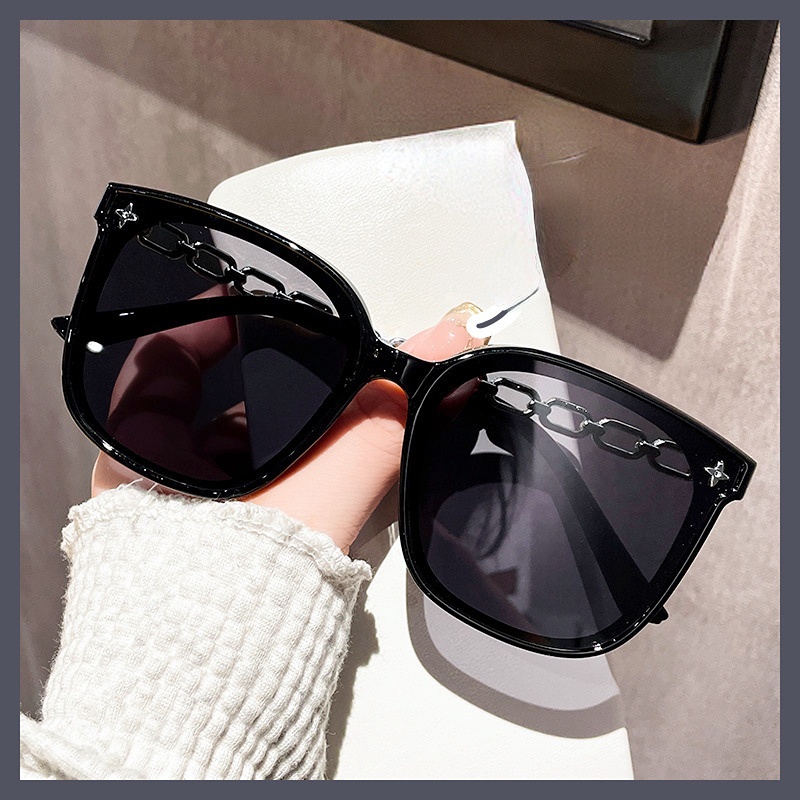 Aesthetic Shades Sunglasses UV400 Untuk Wanita/Pria Eyeglasses Colour