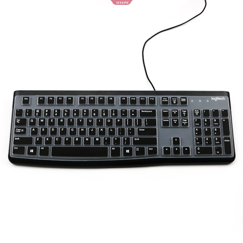 K120 MK120 Keyboard Cover Untuk Logitech K120 MK120 Silikon Pelindung Kulit Case Film Slim Tipis Transparan Bening Blackpink [ZXL] Blackpink