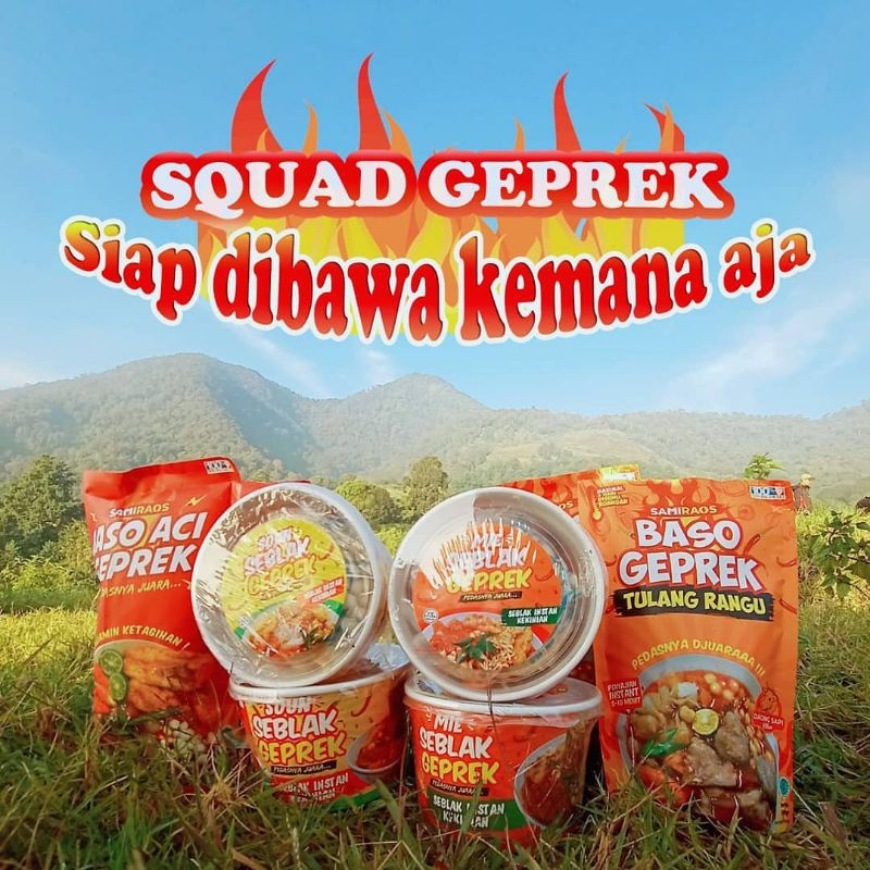 

Baso geprek tulang rangu baso aci geprek soun seblak geprek original produk