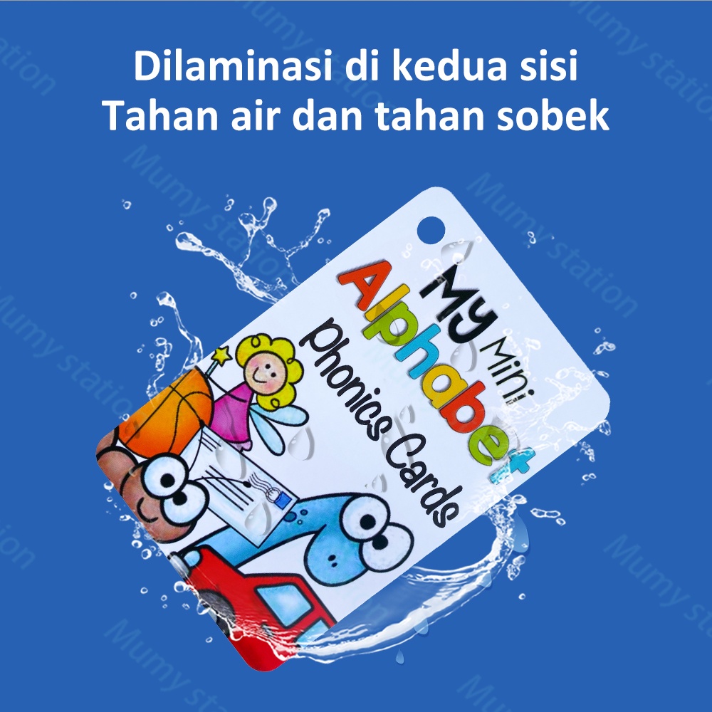 Mumystation Flash card Mainan Edukasi Anak FlashCard-Flash Card Huruf ABC