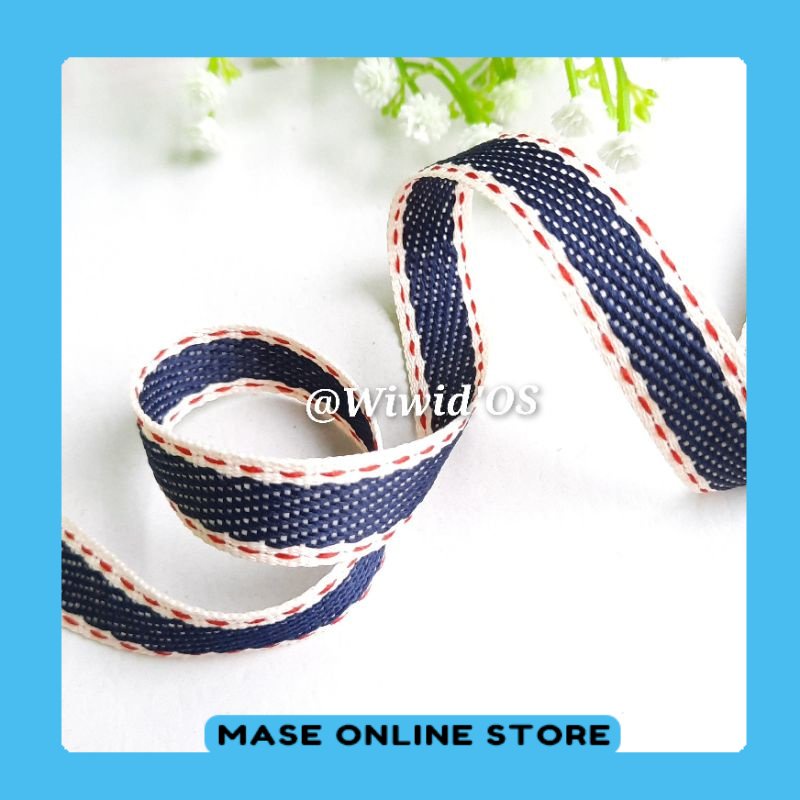 

MST (1 yards) PITA TWILL NAVY 1,5 cm MASESTORE