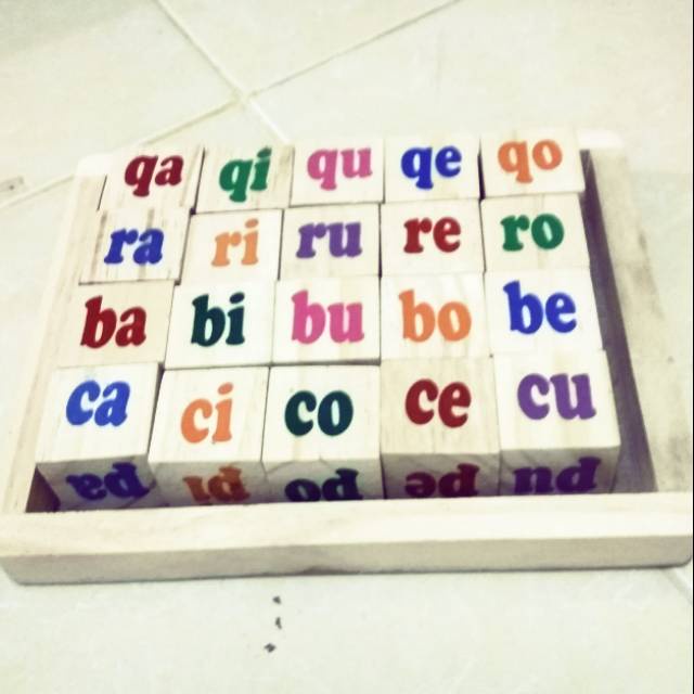 Balok Baca Suku Kata