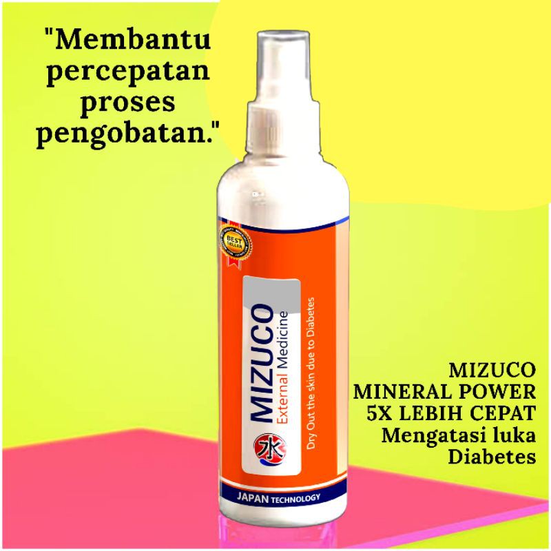 OBAT SPRAY MIZUCO LUKA DIABETES