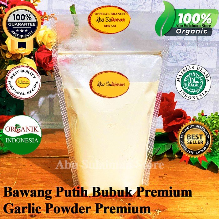 

Premium Garlic Powder 100 Gram / Bawang Putih Bubuk Murni Halal 100 Gr