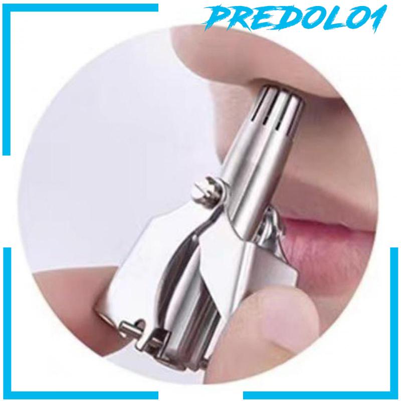 [Predolo1] Alat Cukur Bulu Hidung Manual Dengan Kotak Pelindung Ukuran Kecil Untuk Mobil