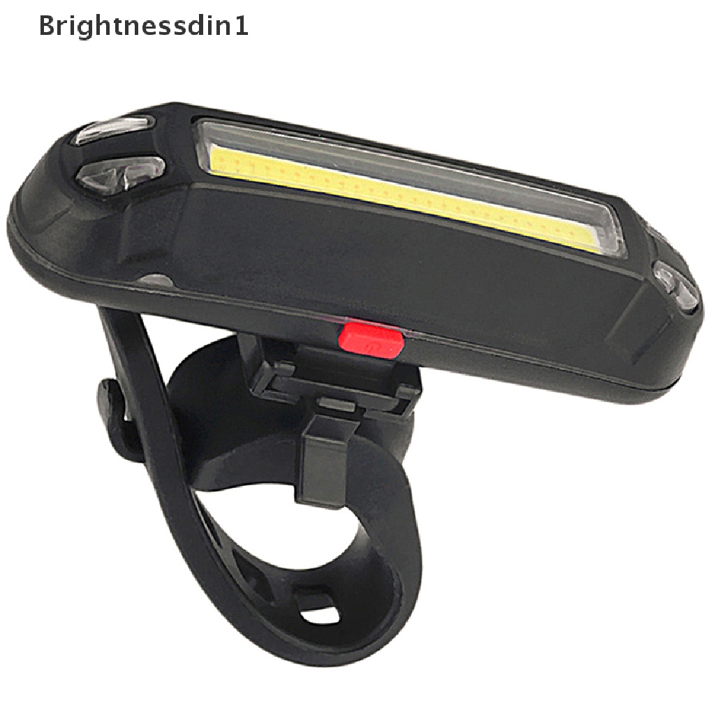 [Brightnessdin1] Lampu Belakang Sepeda Tahan Air Berkendara Cahaya Belakang Led Usb Dapat Dicharge Sepeda Gunung Bersepeda Lampu Tail-Lamp Lampu Sepeda Lampu Butik