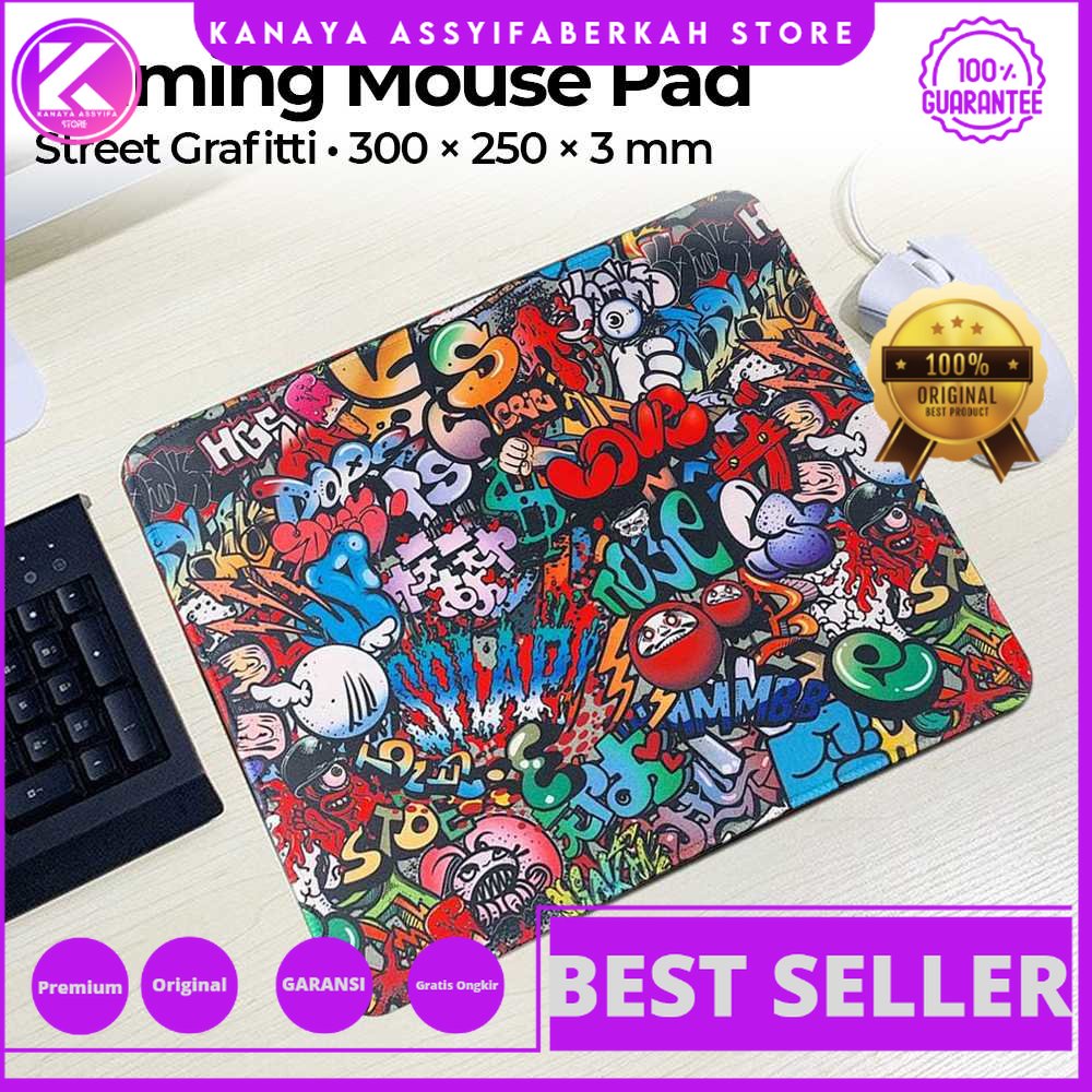 EASYIDEA Gaming Mouse Pad Street Grafitti Desk Mat - EI25
