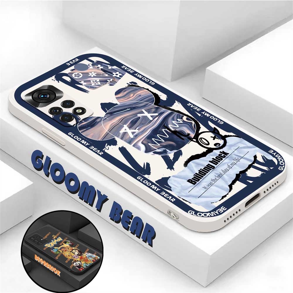 Redmi Note 11S 11 Pro Redmi 10C 10A 9C 9T Note10 5G Note 10S Note 9s Poco M3 Pro X3 Pro NFC Bearbrick Dan Pokemon Soft Silicone Phone Case Cover DGX