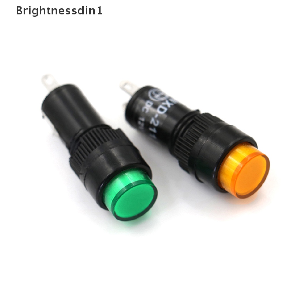 [Brightnessdin1] Lampu LED pilot panel indicator signal warning light Lampu AC/DC 10mm Butik