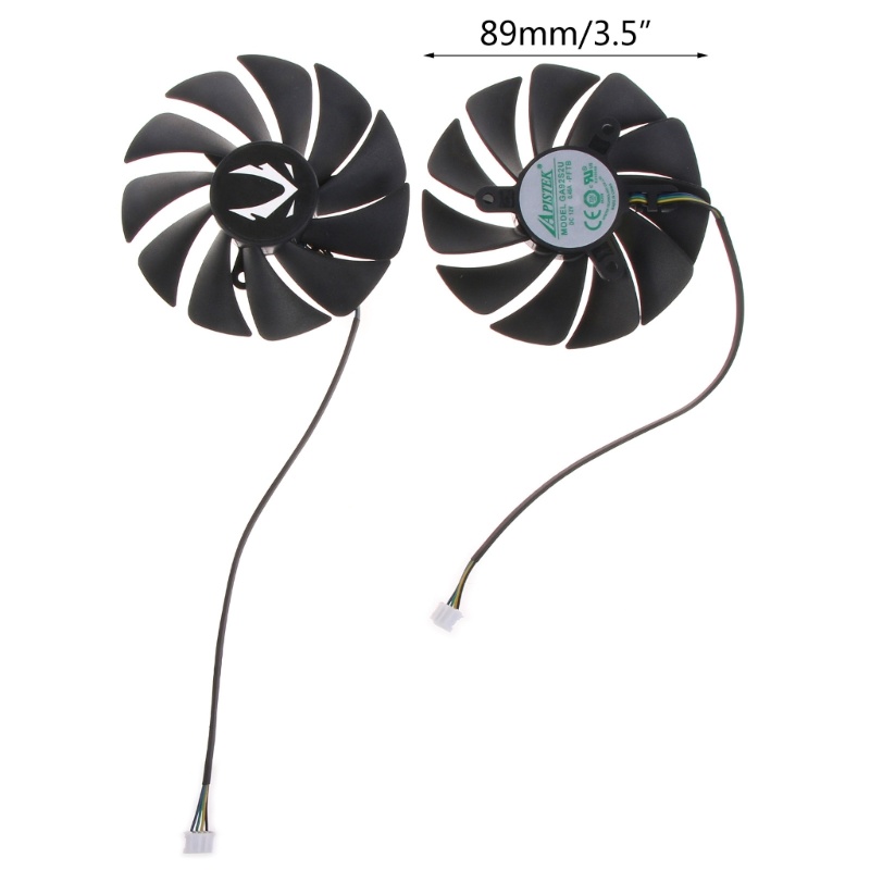 Bt1/2piece 89mm 12V 4Pin GA92S2U VGA Cooling Fan Untuk ZOTAC GAMING GeForce RTX3060 RTX3060Ti Twin Edge OC Kartu Grafis